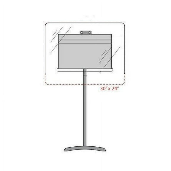 Gibraltar 5-Pack 24" x 30 Sound Shield for Music Stand w/ Clips