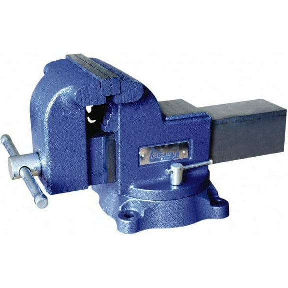 Gibraltar 6" Jaw Width x 6-1/4" Jaw Opening Capacity, 3-1/2" Throat Depth, Bench & Pipe Combination Vise 1-1/4 to 2-1/2" Pipe Capacity, Swivel Base, Bolt Down Attachment, Ductile Iron