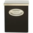 thumbnail image 1 of Gibraltar Designer Modern Steel Residential Locking Wall Mount Mailbox, Bronze, 1 of 8