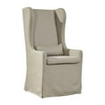 thumbnail image 1 of Gibraltar Highback Linen Slipcovered Host Chair with Bolster Cushion, 1 of 2