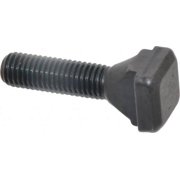 Gibraltar M12 x 1.75, 35mm Thread Length, 14mm Slot Width, Black Oxide, Steel T Slot Bolt 50mm Length Under Head, Grade 10.9, 22mm Head Width x 8mm Head Height