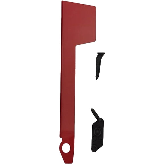 Gibraltar Mailboxes 5603568 1 x 8.75 in. Gibraltar Mailboxes Aluminum Mailbox Flag Replacement Kit, Red