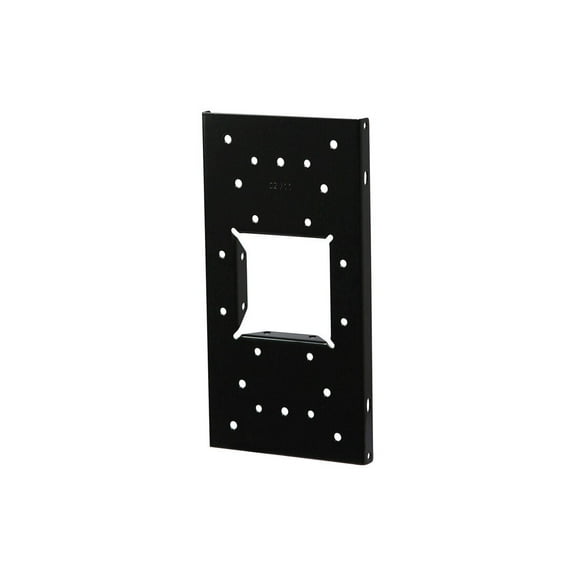 Gibraltar Mailboxes Black Steel Mailbox Mounting Board .060 Ga. 12.875 in. L