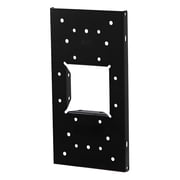 Gibraltar Mailboxes Black Steel Mailbox Mounting Board .060 Ga. 12.875 in. L