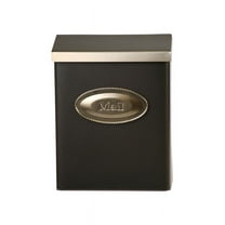 Gibraltar Mailboxes Designer Medium, Vertical, Wall Mount, Locking Mailbox, Venetian Bronze, DMVKGV04