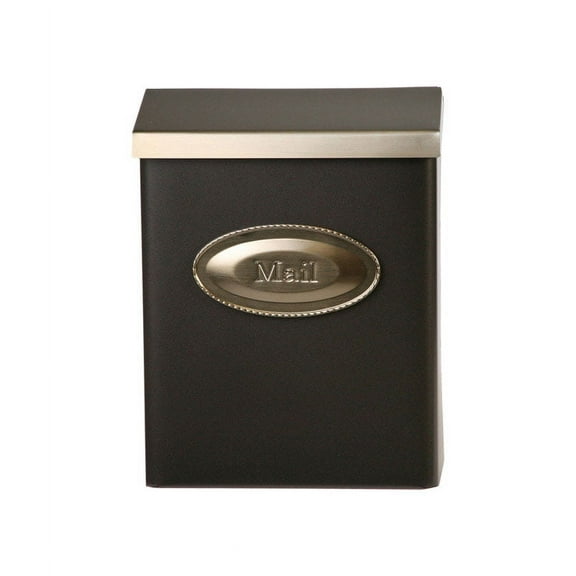 Gibraltar Mailboxes Designer Medium, Vertical, Wall Mount, Locking Mailbox, Venetian Bronze, DMVKGV04