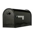 thumbnail image 1 of Gibraltar Mailboxes Edwards Large, Steel, Post Mount Mailbox, Black, EM160B00, 1 of 7