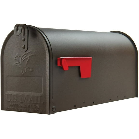 Gibraltar Mailboxes Elite Medium Capacity Galvanized Steel Bronze, Post-Mount Mailbox, E1100BZO