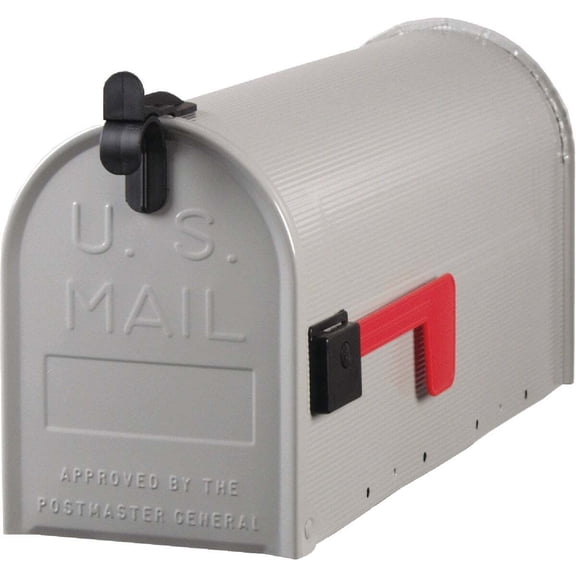 Gibraltar Mailboxes Grayson Medium, Steel, Post Mount Mailbox, ST100000