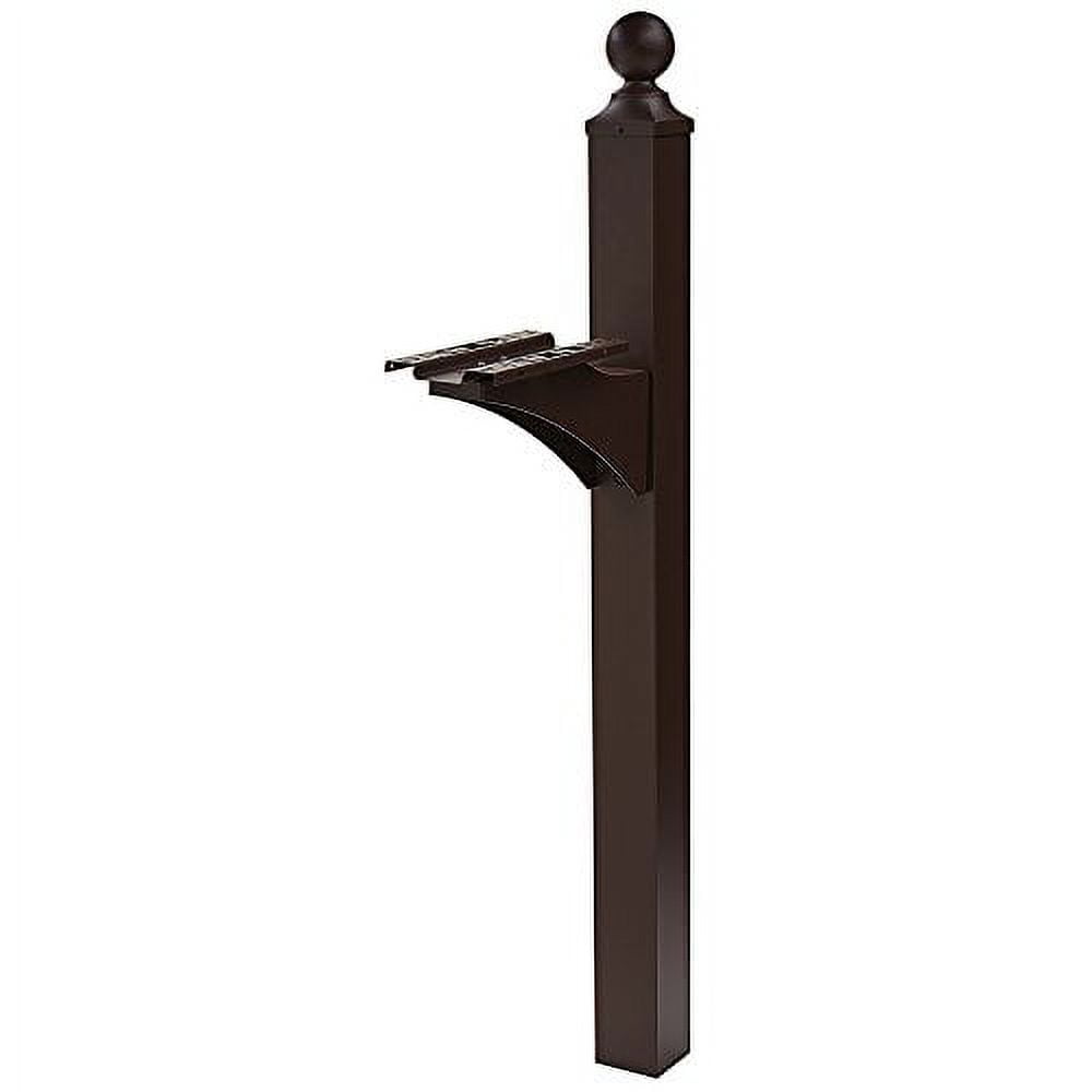 Gibraltar Mailboxes Landover Aluminum Bronze, Mailbox Post