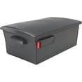 thumbnail image 1 of Gibraltar Mailboxes Mailsafe Large Capacity Rust-Proof Plastic Black, Post-Mount Mailbox, RSKB0000 — Home & Garage Storage, Stackable Design, 1 of 1
