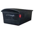 thumbnail image 1 of Gibraltar Mailboxes Mailsafe Large Capacity Rust-Proof Plastic Black, Post-Mount Mailbox, RSKB0000, 1 of 5