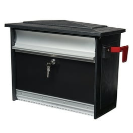 Gibraltar Mailboxes Classic Medium, Steel, Post Mount Mailbox, White, T1S00W00 Gibraltar Mailboxes Classic Medium, Steel, Post Mount Mailbox, White, T1S00W00