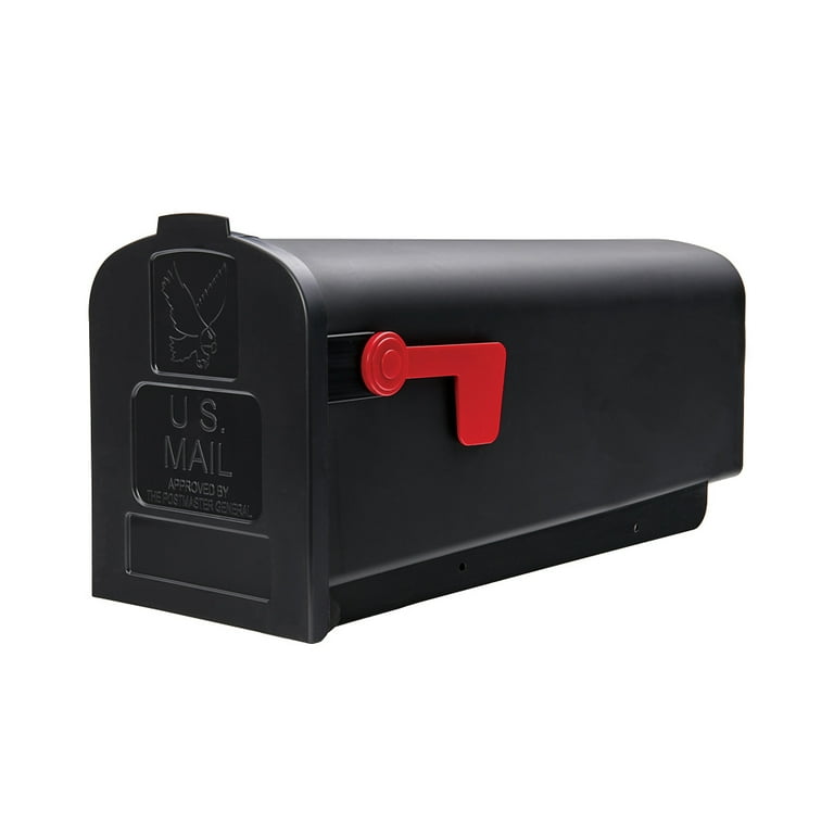 Gibraltar Mailboxes Parsons Medium Plastic Post Mount Mailbox