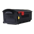 thumbnail image 1 of Gibraltar Mailboxes Patriot Large Rust-Proof Plastic Post Mount Mailbox, Black, 1 of 7