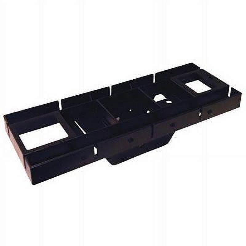 Gibraltar Mailboxes Patriot Mailbox Mounting Board, Black Plastic 1