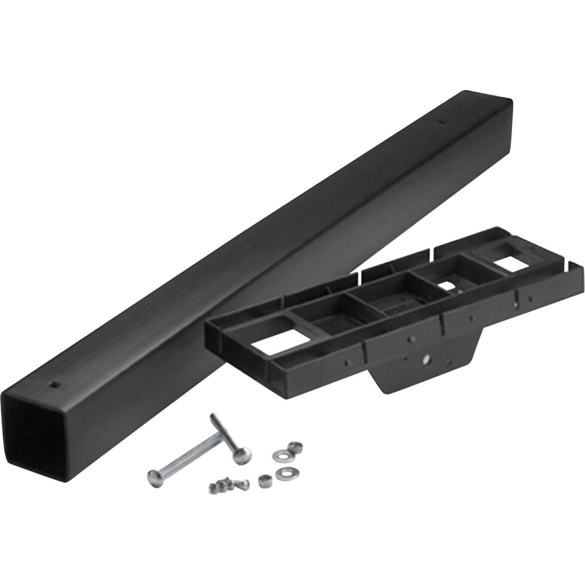 Gibraltar Mailboxes Patriot Plastic, Mailbox Post, Black, GMB115B