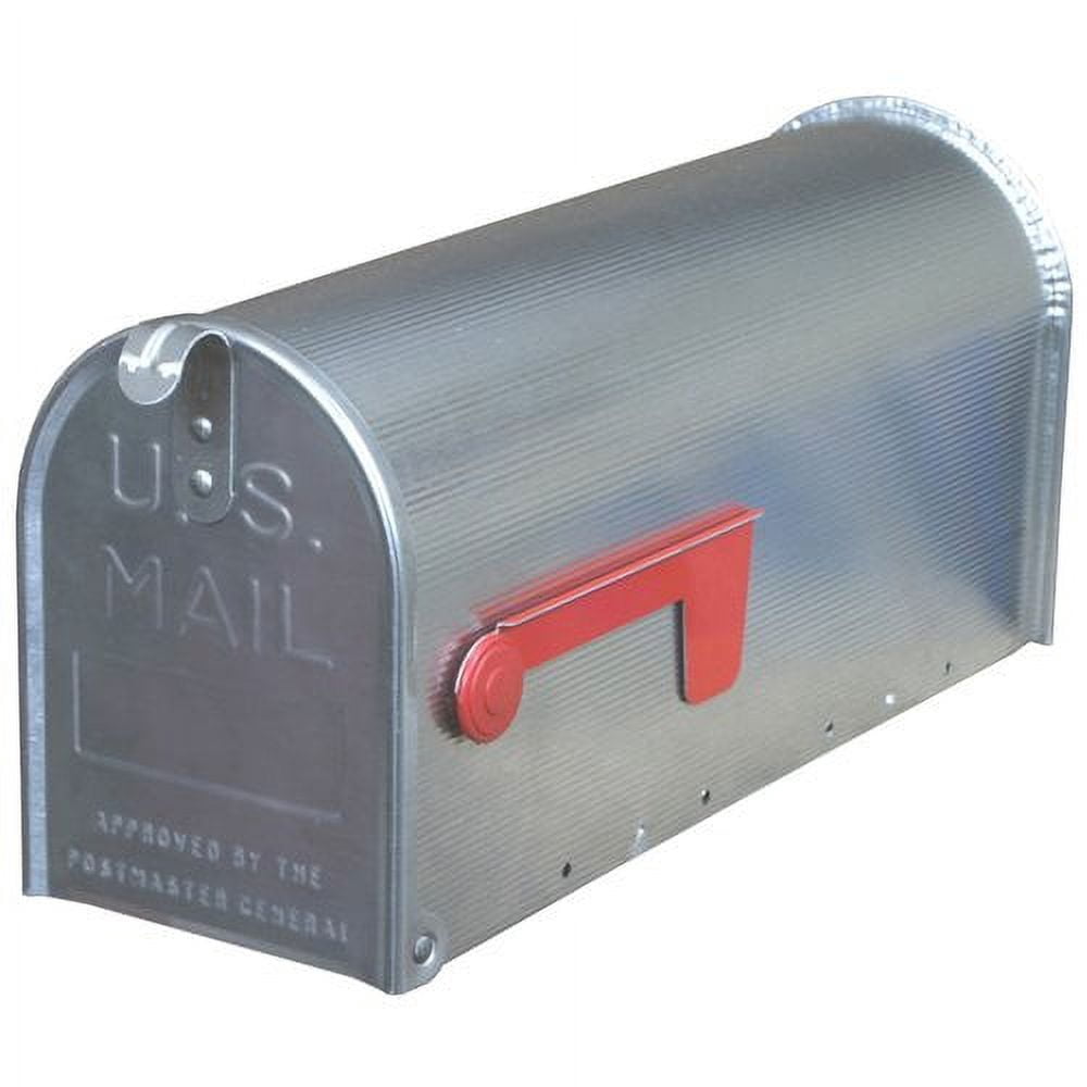 Gibraltar Mailboxes Premium Aluminum Post Mount Rural Mailbox