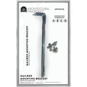 Gibraltar Mailboxes Silver Steel Mounting Hardware