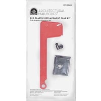 Red Polypropylene Mailbox Flag Replacement Kit