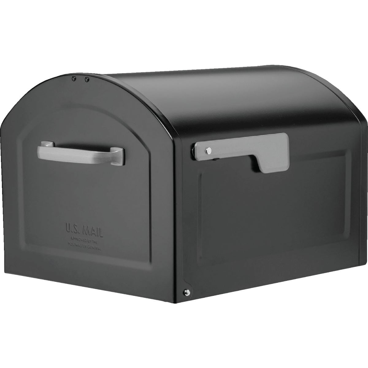 Gibraltar Mailboxes Storehouse Extra Large Capacity Galvanized Steel Black, Post-Mount Mailbox, SH400B01 2-Pack