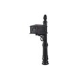 thumbnail image 1 of Gibraltar Mailboxes Stratford All-in-One, Medium, Plastic, Mailbox & Post Combo, Black, SC000B01, 1 of 4