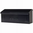 thumbnail image 1 of Gibraltar Mailboxes Townhouse Wall-Mount Mailbox, Small Horizontal, Black Steel 1 Pack, 1 of 1