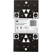 Gibraltar Mailboxes Universal Mailbox Mounting Bracket Molded Plastic Black, Mounting Bracket, PLMB0060