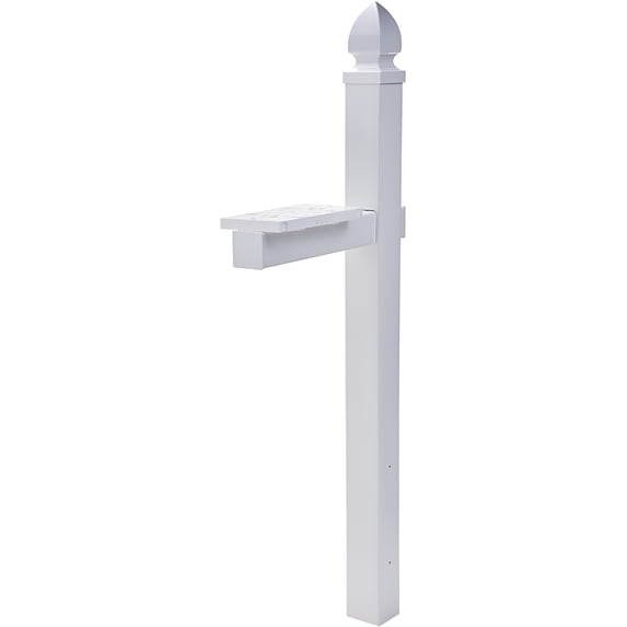 Stackable Mailboxes Gibraltar Mailboxes Whitley 4x4 Heavy-Duty Plastic White, Cross-Arm ...