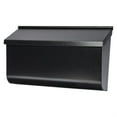thumbnail image 1 of Gibraltar Mailboxes Woodlands Medium, Horizontal, Steel, Wall Mount Mailbox, Black, L4009WB0, 1 of 2