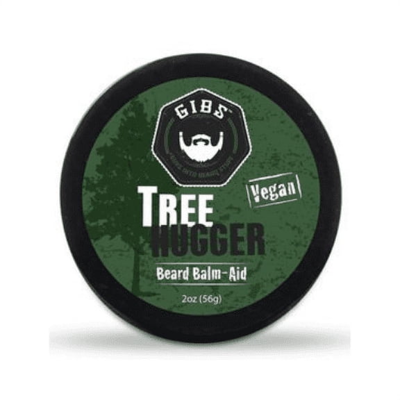 Gibs Grooming Tree Hugger Vegan Beard Balm-Aid for Men 2 oz