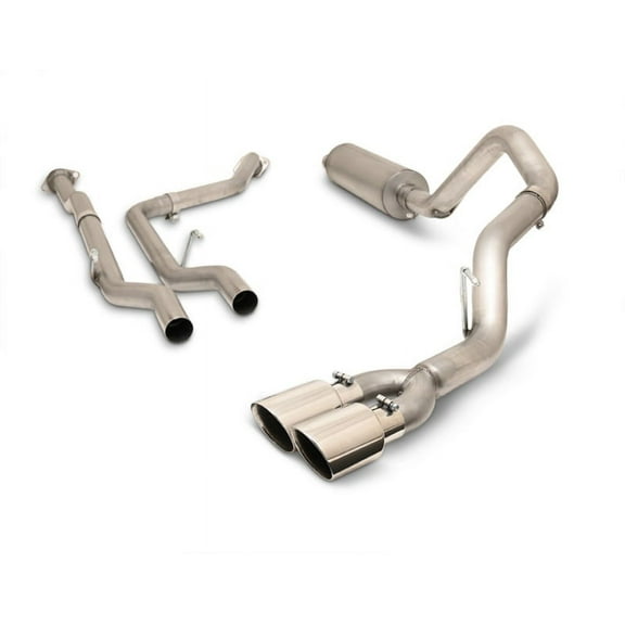 Gibson 2022 Toyota Tundra 3.5L-T V6 5.5ft bed 2.5in Cat-Back Dual Sport Exhaust - Stainless - 67104