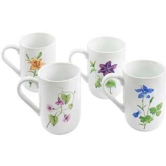 Gibson 4 Piece Martha Stewart Mug Set, Multi Color