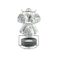 thumbnail image 1 of Gibson 65631.13RM Home Expressions Espresso Saucer & Cup Set w/ Stand, 1 of 6