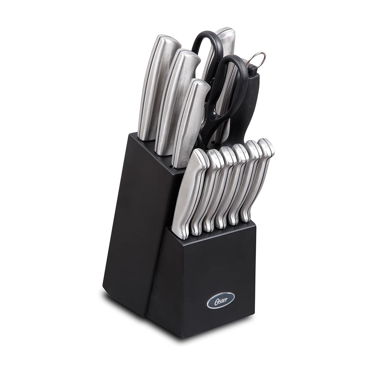Gibson Oster Lindbergh 14-Piece Teal Stainless Steel Knife Set with Wooden  Block 985101117M - The Home Depot