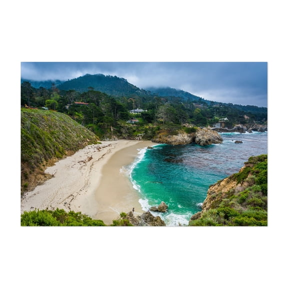 Gibson Beach - Big Sur California Photography Coastal Beach Ocean Landscape Nature Scenic Summer Unframed Wall Art Print 32 x 48 inches