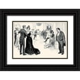 thumbnail image 1 of Gibson, Charles Dana 24x17 Black Ornate Wood Framed with Double Matting Museum Art Print Titled - Matrimonial Misfits, 1 of 4
