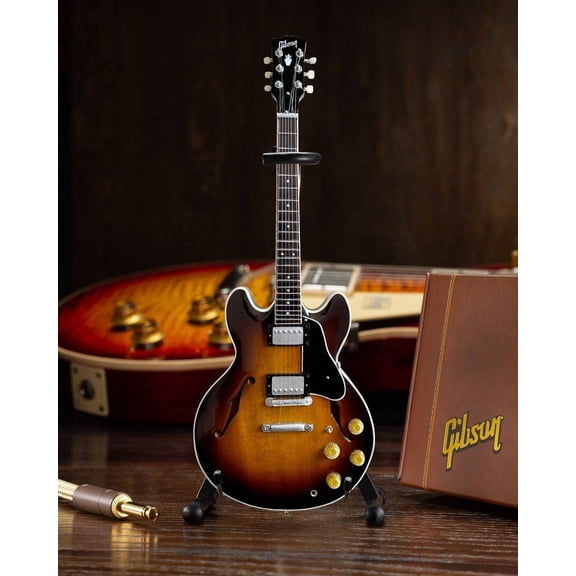 Gibson ES-335 Vintage Sunburst 10 Inch Miniature Guitar Replica Collectible