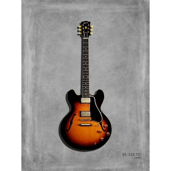 Gibson ES335 59 Poster Print by Mark Rogan RGN114876