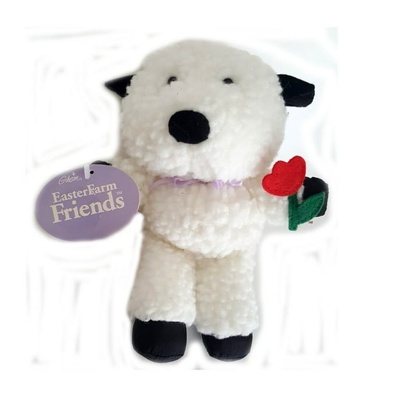 Gibson Easter Farm Friends Little White Lamb Plush 8"