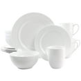 thumbnail image 1 of Gibson Elite 16 Piece Embossed Bone China Dinnerware Set in White, 1 of 1