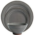 thumbnail image 1 of Gibson Elite 18 Piece Terranea Dinnerware Set - Gray, 1 of 3