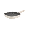 thumbnail image 1 of Gibson Elite 143486.01 7.9 in. Lancaster Ceramic Nonstick Aluminum Square Frying Pan, Beige, 1 of 1