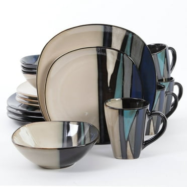 Gibson Elite Althea 16-Piece Dinnerware Set - Teal