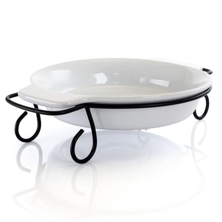 Gibson Elite 124392.02 Elite Gracious Dining Stoneware Bakeware with Metal Rack - 2 Piece