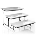 thumbnail image 1 of Gibson Elite Gracious Dining 3-Tiered Plate Set with Metal Stand, 1 of 1