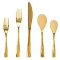 thumbnail image 1 of Gibson Elite Holland Road 20 Piece Gold Stainless Steel Flatware Set, 1 of 1