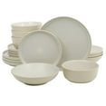 thumbnail image 1 of Gibson Elite Tribeca Loft 16-Piece Dinnerware Set - Service for 4 - Matte White, 1 of 12