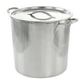 thumbnail image 1 of Gibson Everyday Whittington 16-Quart Stainless Steel Stock Pot with Lid, Silver, Mirror Polish Finish, 1 of 4