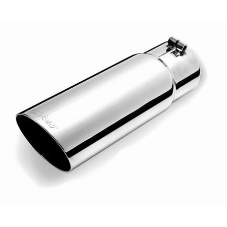 Gibson Exhaust 500420 GIB500420 POLISHED STAINLESS STEEL TIP